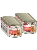 ANIMONDA Cat Carny Senior smak: wołowina i serca indyka 24x200g