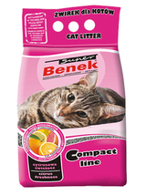 SUPER BENEK Żwirek Compact Cytrusowa Świeżość 10l