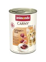 ANIMONDA Cat Carny Kitten smak: wołowina, drób 12x400g
