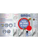 BROS - siatka na okno 130x150 czarna