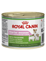 ROYAL CANIN Starter Mousse Mother & Babydog 6x195g karma mokra - mus, dla suk w czasie ciąży, laktacji oraz szczeniąt