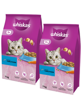 WHISKAS Adult 14kg (2x7kg) - sucha karma dla dorosłego kota, z pysznym tuńczykiem
