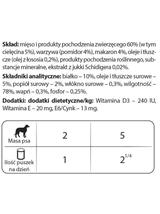 Dolina Noteci PREMIUM dla psów małych ras z cielęciną pomidorami i makaronem 185 g