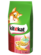 KITEKAT 12kg - sucha karma dla kotów z wołowiną i warzywami