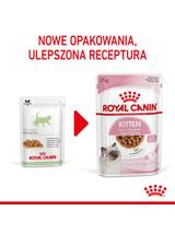 ROYAL CANIN Kitten Instinctive w sosie 12x85g karma mokra w sosie dla kociąt do 12 miesiąca życia +  NIESPODZIANKA DLA KOTA GRATIS!!