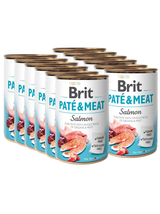 BRIT PATE & MEAT SALMON 12x400g