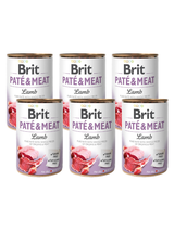 BRIT PATE & MEAT LAMB 6x400g