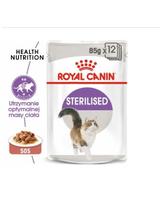 ROYAL CANIN  Sterilised 12x85g karma mokra w sosie dla kotów dorosłych, sterylizowanych