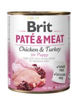 BRIT PATÉ & MEAT CHICKEN & TURKEY FOR PUPPY 800g