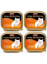 ANIMONDA Vom Feinsten Adult Cat smak: z drobiem i cielęciną 32x100g SUPER CENA