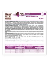 Vetexpert Raw Paleo Monoprotein Puppy Lamb 6x400g