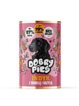 Dobry Pies Indyk z morelą i bazylią 400g