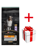 PRO PLAN Sensitive Digestion Adult Karma dla psów bogata w indyka 12kg+ niespodzianka dla psa GRATIS!