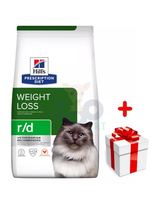 HILL'S PD Prescription Diet Feline r/d 1,5kg + niespodzianka dla kota GRATIS!