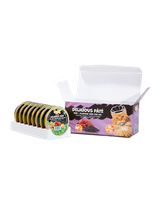 UNIQ PETS KARMA MOKRA DLA KOTA ROYAL BEEF pasztecik wołowy z nasionami babki lancetowatej 30 g x 8 szt
