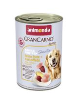 ANIMONDA GranCarno Sensitiv  Adult Dog smak: Indyk + ziemniaki 12x400g