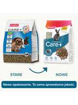 BEAPHAR-Care+ Rabbit 1,5kg - karma Super Premium dla królików seniorów powyżej 6lat