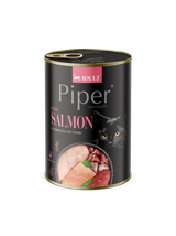 DOLINA NOTECI Piper dla kota z łososiem 24x400g