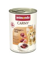 ANIMONDA Cat Carny Kitten smak: wołowina, drób 400g