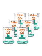 CALIBRA Dog Life Sensitive Salmon with rice 6x400g