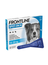 Frontline Spot On Pies M 10-20 kg dla psów M  3x1,34 ml