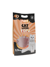 UNIQ PETS ŻWIREK DLA KOTÓW TOFU biodegradowalny 2,5kg brzoskwinia