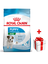 ROYAL CANIN Mini Puppy 2kg karma sucha dla szczeniąt, od 2 do 10 miesiąca życia, ras małych + niespodzianka dla psa GRATIS!