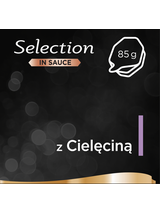 SHEBA® Selection 22x85g z Cielęciną - mokra karma dla kotów w sosie