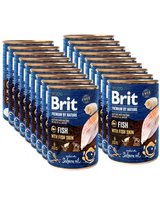 Brit Premium by Nature Fish with Fish Skin 18x400g