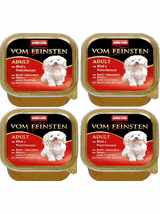 ANIMONDA Dog Vom Feinsten Adult smak: wołowina i serca indyka 6 x 150g