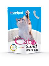 Żwirek Silikonowy dla Kota Cat Sand Micro - PH Control 3,8l  2+1 GRATIS!!! ( Zmienia kolor, aby sprawdzić wczesne oznaki choroby)