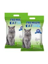 Premium Cat Żwirek Bentonitowy Zbrylający - Jabłkowy dla kota 2x5L