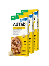 ELANCO 3xAdTab 450mg tabletki na pchły i kleszcze dla psów >11 - 22 kg