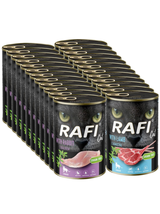 RAFI Cat Adult Sterilised Mix Smaków 24x400g