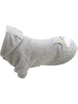Rainbow Falls, bluza z kapturem, dla psa, jasnoszara, XS: 27 cm