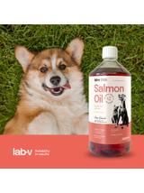 Lab-v Olej z Łososia 100% Dla Psa i Kota w Każdym Wieku 1000 ml Tłoczony Na Zimno