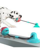 NUXIE® Zabawka piłka szarpak z przyssawką 43cm