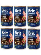 Brit Premium by Nature Pork with Trachea 6x400g