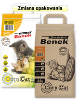 SUPER BENEK Żwirek kukurydziany Corn zapach Naturalny 7L