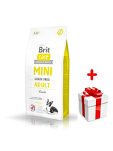 BRIT CARE Mini Grain-Free Adult Lamb 400g + niespodzianka dla psa GRATIS!