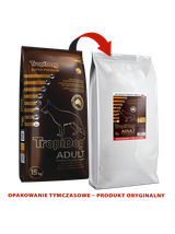 TROPIDOG Super Premium adult medium & large breed jagnięcina z ryżem 15kg