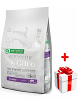 NATURES PROTECTION Superior Care Grain Free White Dog Junior All Breeds 1,5kg + niespodzianka dla psa GRATIS!