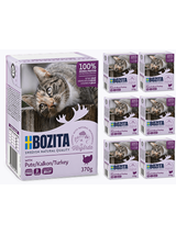 BOZITA Cat Kawałki Indyka W Galaretce 6 x 370g