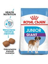 ROYAL CANIN Giant Junior 15kg karma sucha dla szczeniąt  od 8 do 18/24 miesiąca życia, ras olbrzymich + niespodzianka dla psa GRATIS!