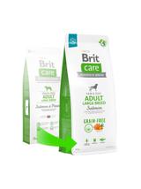 BRIT CARE Dog Grain-free Adult Large Breed Salmon 12kg + niespodzianka dla psa GRATIS!