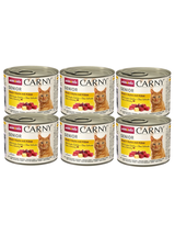 ANIMONDA Cat Carny Senior smak: kurczak z serem 6x200g