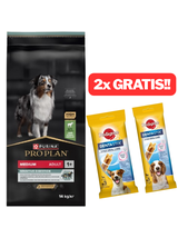 PRO PLAN Sensitive Digestion Medium Adult Karma dla psów bogata w jagnięcinę 14kg + 2x DentaStix GRATIS!!