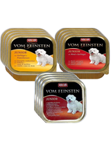 ANIMONDA Dog Vom Feinsten Junior smak: Mix Smaków 12x150g