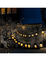 Girlanda ogrodowa solarna - 50 lampionów led