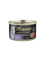 Miamor Feine Filets w galaretce - mokra karma dla kota z tuńczykiem i kalmarem 100g puszka